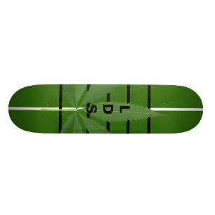 Groene LDS-spread Persoonlijk Skateboard