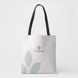 Groene Leaf Counselor Gedragsgezondheid Logo Tote Bag