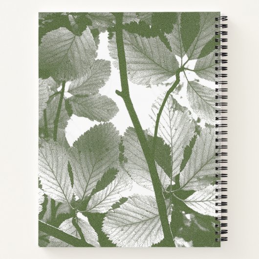 GROENE LEAVES NOTITIEBOEK (Achterkant)