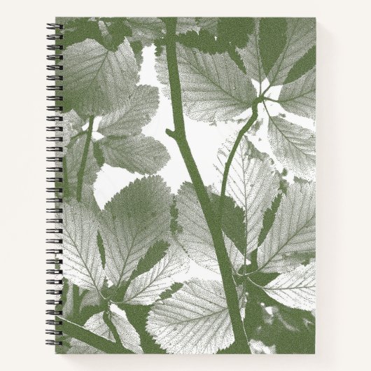 GROENE LEAVES NOTITIEBOEK (Voorkant)