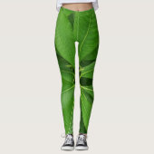 Groene lebLeggings Leggings (Voorkant)