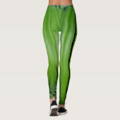 Groene lebLeggings Leggings (Achterkant)
