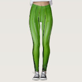 Groene lebLeggings Leggings (Voorkant)