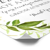 Groene lebplukker een stoel zonder zijaanzicht, bi poster (Hoek)