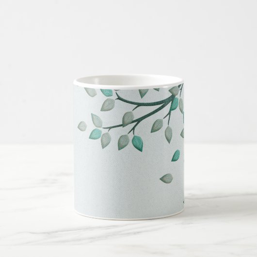 Groene lederen beker Mok boomkoffie (Center)