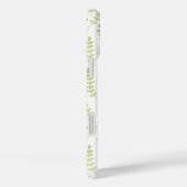 Groene lederen patroon Case-Mate iPhone case (Achterkant / Rechts)