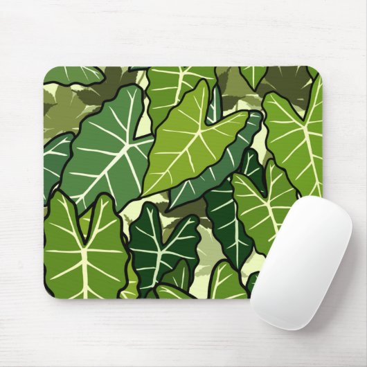 Groene lederen patroon muismat (Met muis)