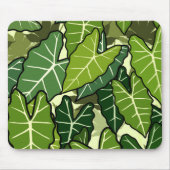 Groene lederen patroon muismat (Voorkant)