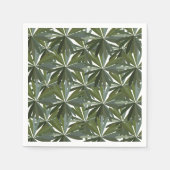 Groene lederen patroon servet (Voorkant)