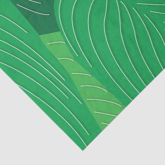 Groene lederen patroon tissuepapier (Detail)