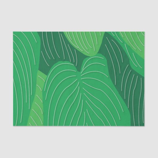 Groene lederen patroon tissuepapier (Voorkant)