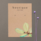 Groene lederen tak die DisplayCard verdient Visitekaartje