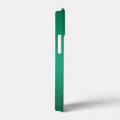 Groene lederen textuur Case-Mate iPhone case (Achterkant / Rechts)