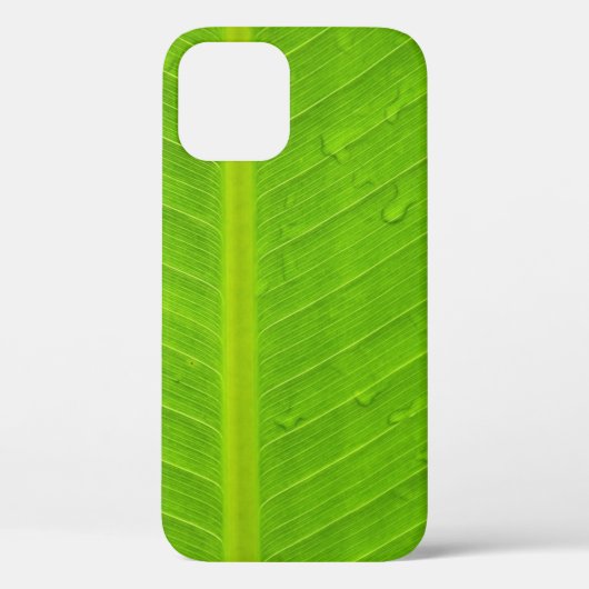 groene lederen waterval Case-Mate iPhone case (Achterkant)