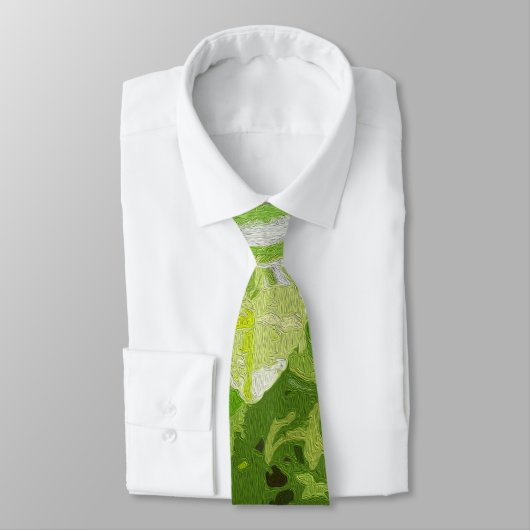 Groene lederolie, verven; stropdas (Gebonden)