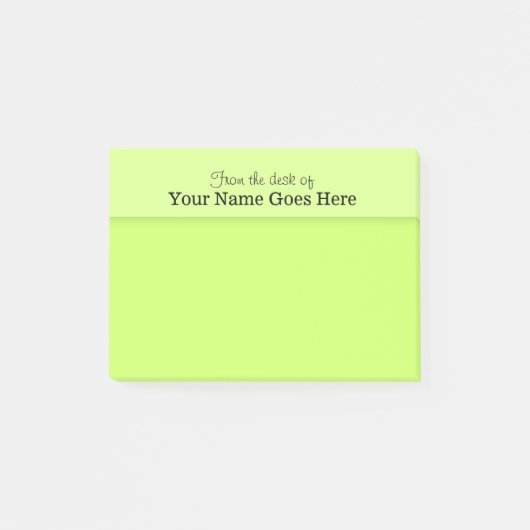 Groene leerkrachten noemen bureaunotitie organisat post-it® notes (Voorkant)