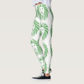 Groene Leeuwenkop op elke kleur Leggings (Links)