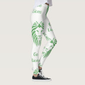 Groene leeuwenkop op elke kleur Leggings (Rechts)