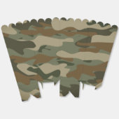Groene leger camo militaire camouflage aangepaste  bedankdoosjes (Ongevouwen)