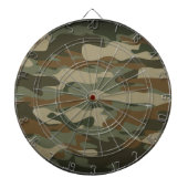 Groene leger camo militaire camouflage dartboard dartbord (Voorkant)