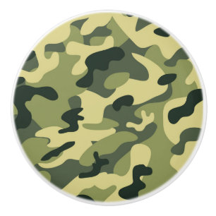 Groene leger camouflage Camo slaapkamer ladenkast Keramische Knop