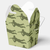 Groene Leger Mannen Sniper Pose Bedankdoosjes (Geopend)