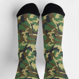 Groene Leger Marine Camouflage Patroon Camping Sokken
