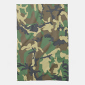Groene Leger Marine Camouflage Patroon Camping Theedoek (Verticaal)