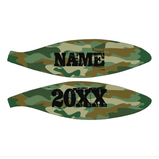 Groene legercamouflage, aangepaste naam mini baske basketbal (Panelen)