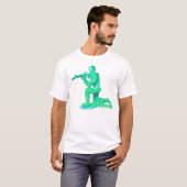 Groene Legerman T-shirt (Voorkant volledig)