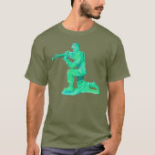 Groene Legerman T-shirt (Voorkant)