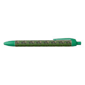 Groene legertank, blauwe inktpen inkt pen (Bovenkant)