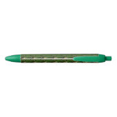 Groene legertank, blauwe inktpen inkt pen (Achterkant)