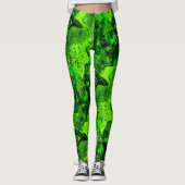 groene leggings (Voorkant)