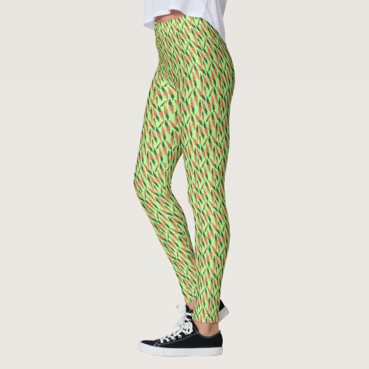 Groene Leggings voor wortelen - paaskinderen (Links)