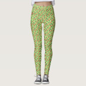 Groene Leggings voor wortelen - paaskinderen (Voorkant)