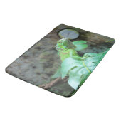 Groene leguaan badmat (Gekanteld)