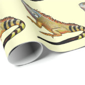 groene leguaan cadeaupapier (Rol Hoek)