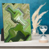 Groene leguaan fotoplaat (Zijkant)