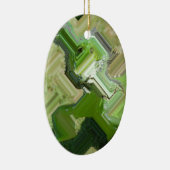 Groene leguaan keramisch ornament (Rechts)