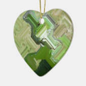 Groene leguaan keramisch ornament (Links)