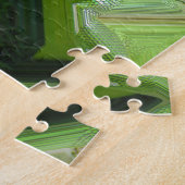 Groene leguaan legpuzzel (Zijkant)