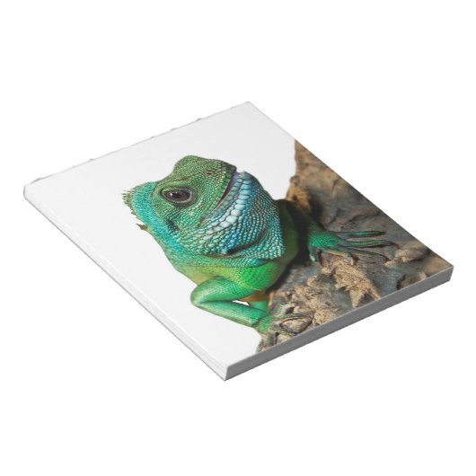 Groene leguaan notitieblok (Schuin)
