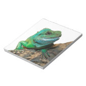 Groene leguaan notitieblok (Linkerzijde)