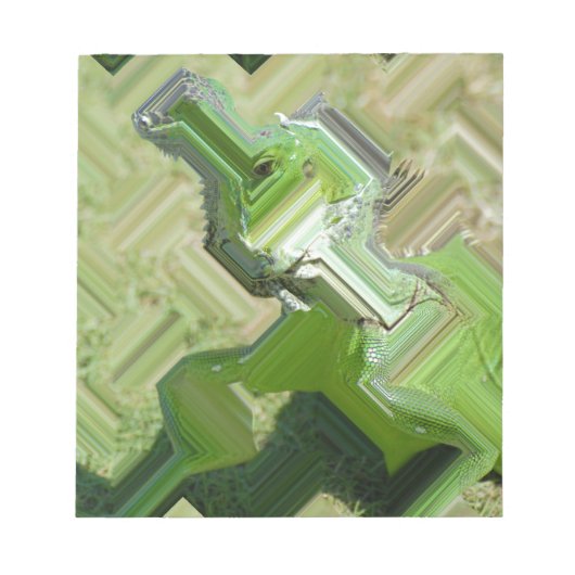 Groene Leguaan Notitieblok (Voorkant)