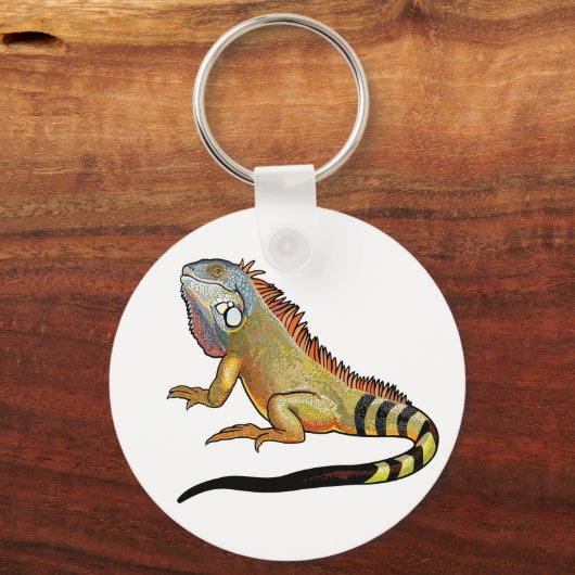 groene leguaan sleutelhanger (Voorkant)