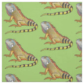 groene leguaan stof (Swatch)