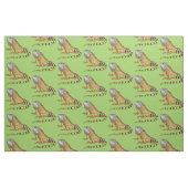 groene leguaan stof (Fat Quarter)