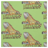 groene leguaan stof (Swatch)