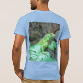 Groene leguaan t-shirt (Achterkant)